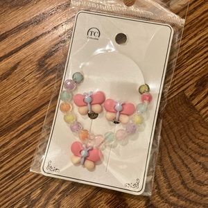 Clip On Earrings + Necklace Set